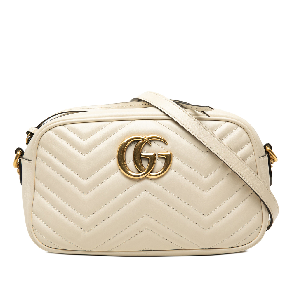 Pre-Loved Gucci Small GG Marmont Matelasse Leather Crossbody